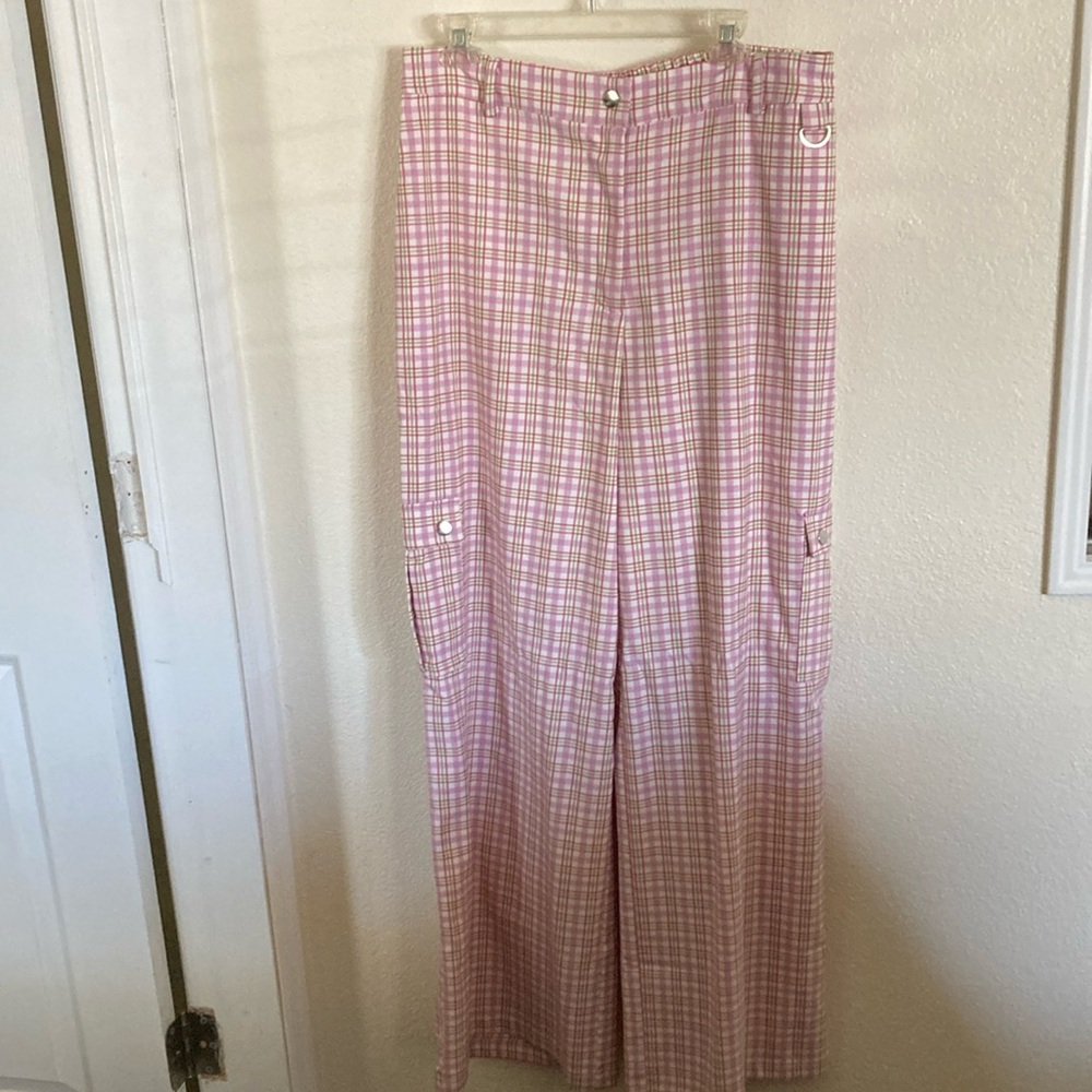 NWT Forever 21 wide leg cargo pants 1X